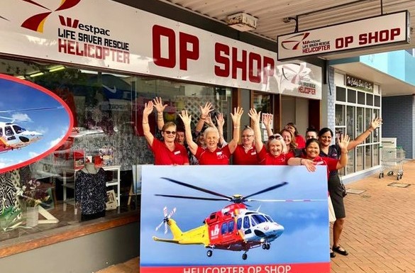 Westpac Life Saver Rescue Helicopter Op Shop